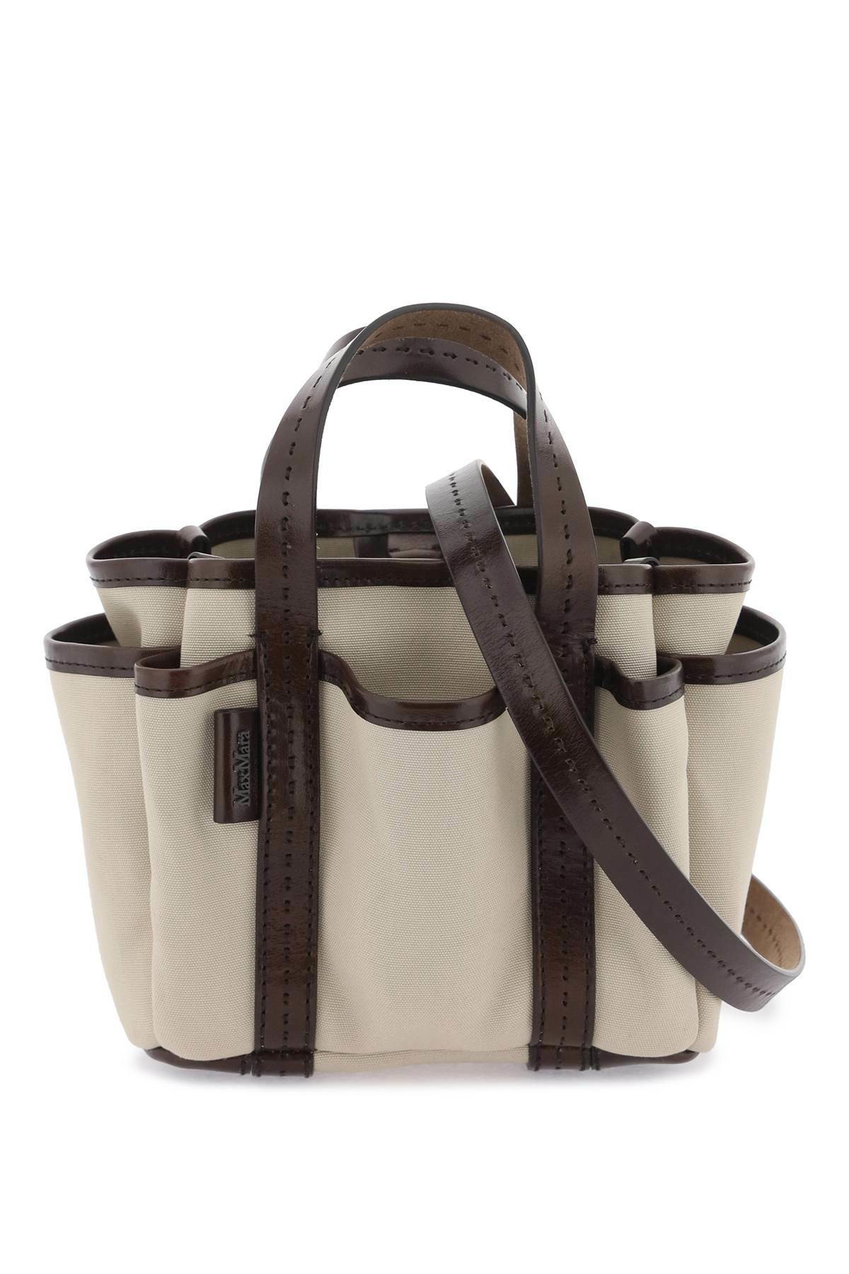 MAX MARA mini garden tote bag Brown Max Mara
