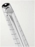 Caran D'Ache - Léman Slim Lights Textured Rhodium- and Silver-Plated Ballpoint Pen