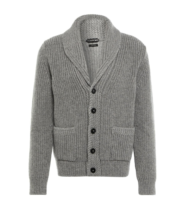 Photo: Tom Ford - Cashmere and mohair cardigan
