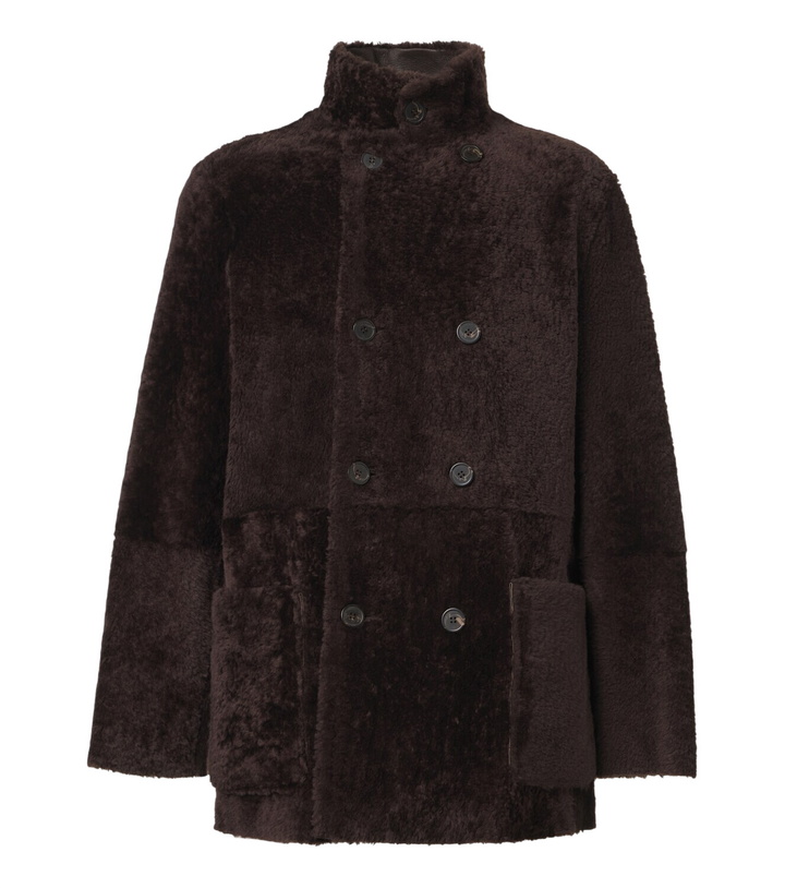 Photo: Arma Caleb reversible shearling and leather coat