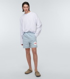 Adish - Logo cotton-blend shorts