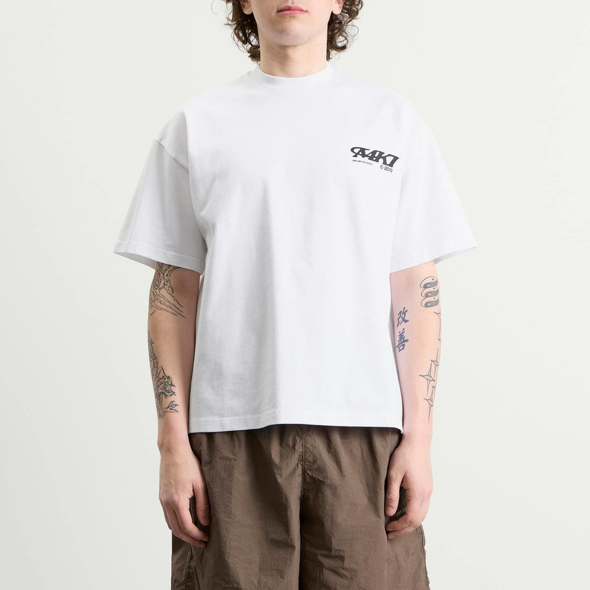 MKI Men's Stack T-Shirt in White
