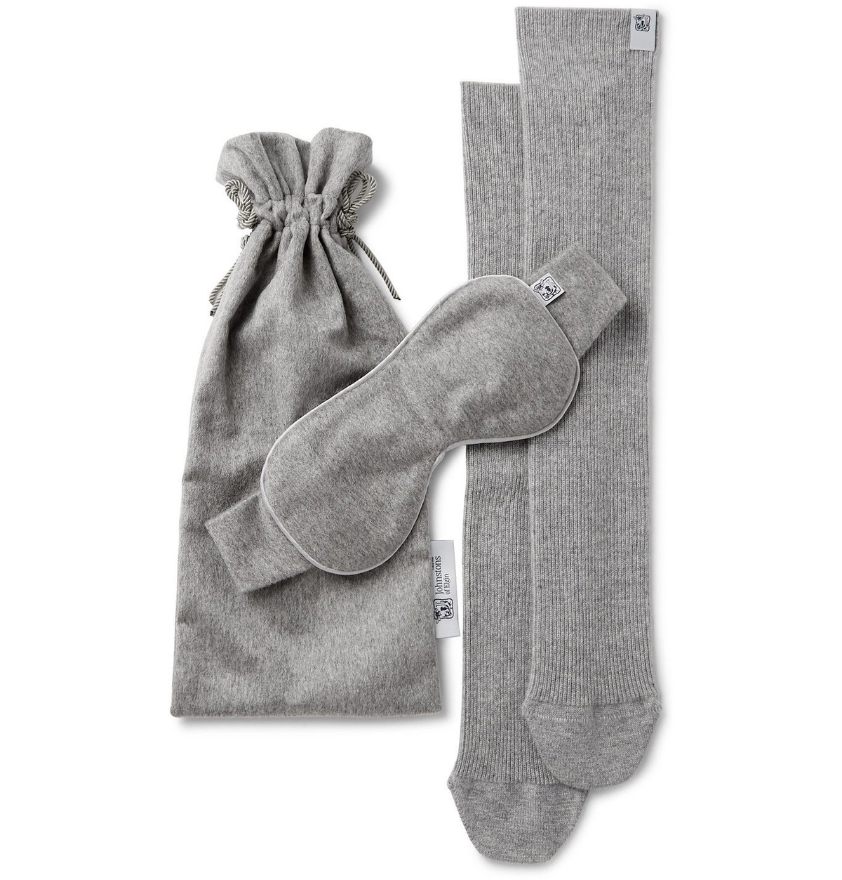 JOHNSTONS OF ELGIN Cashmere hat, scarf and gloves set