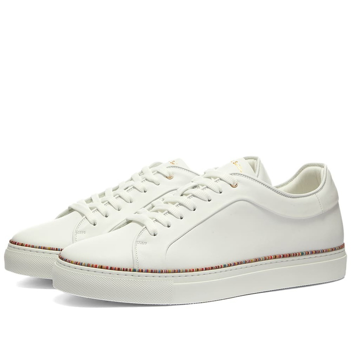 Photo: Paul Smith Multi Stripe Piping Basso Sneaker