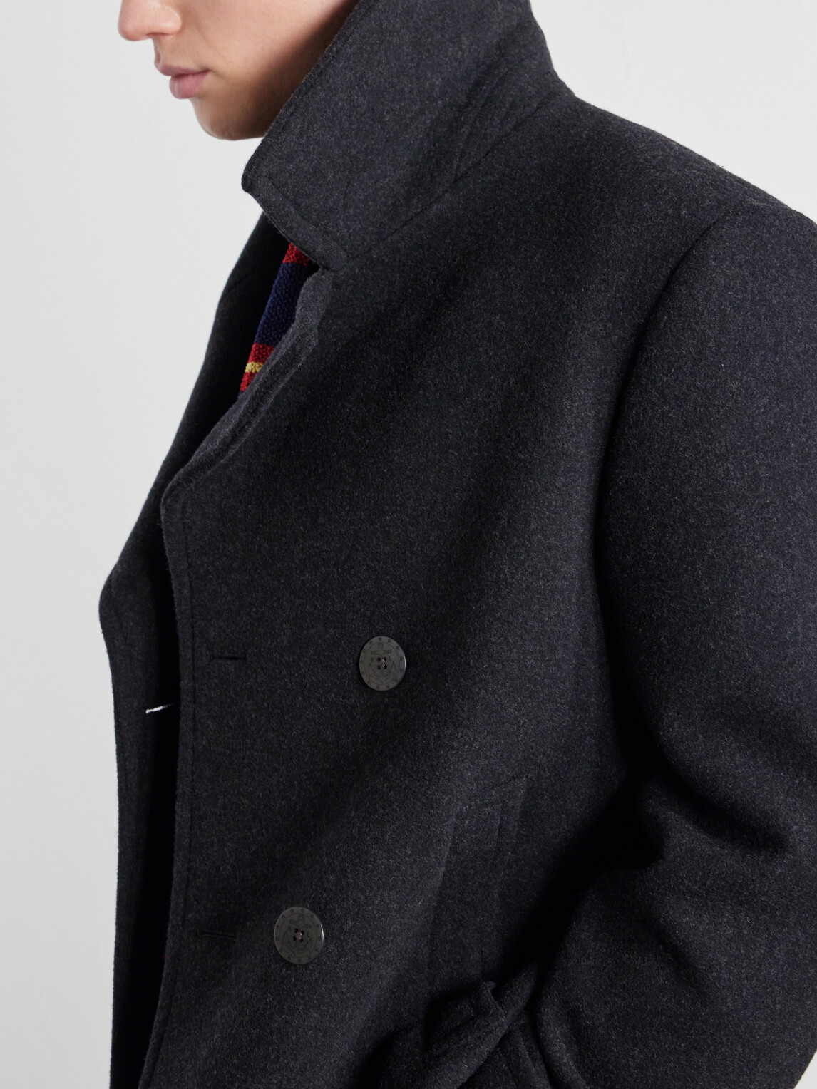 Polo Ralph Lauren - Double-Breasted Wool-Blend Coat - Gray