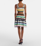Alaïa Crinoline striped miniskirt