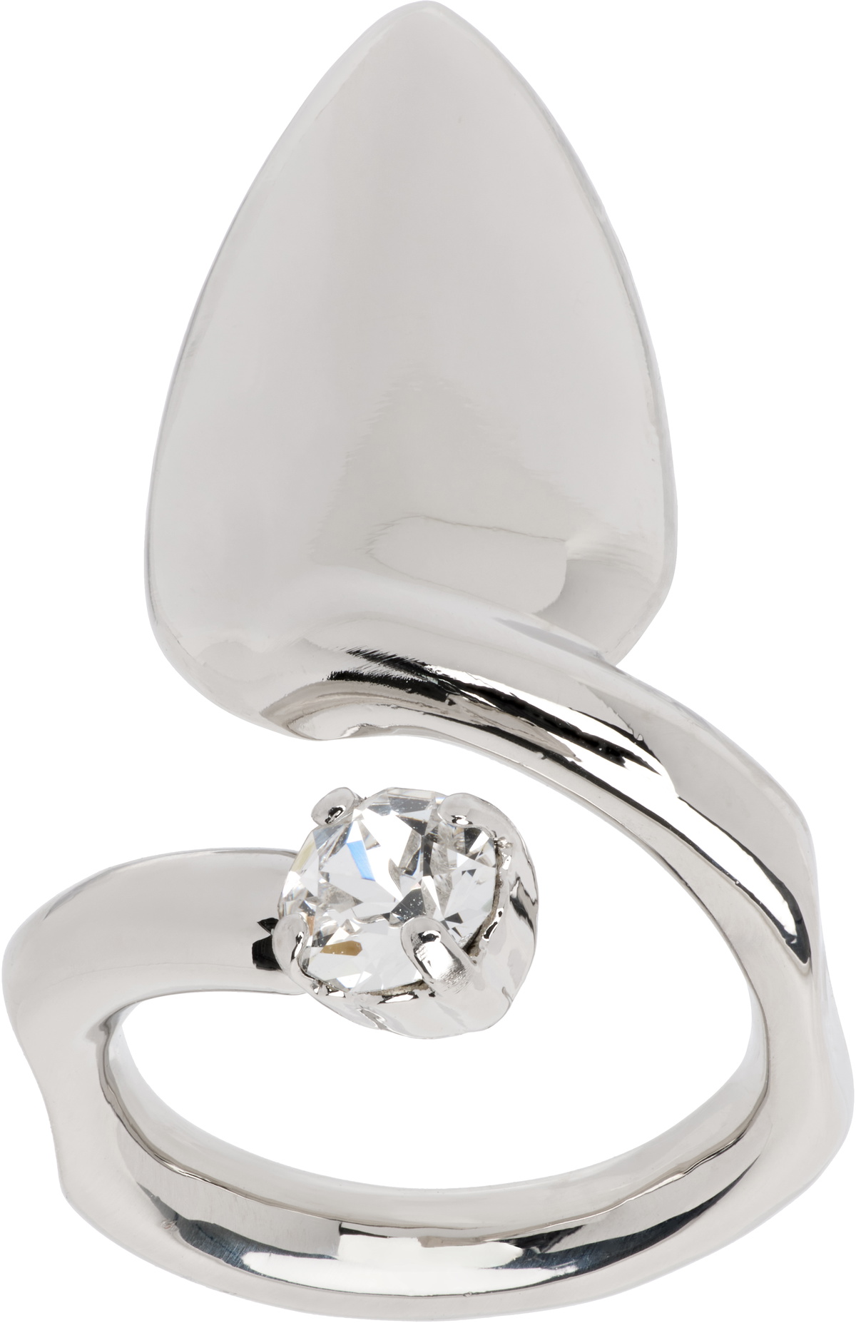 Justine Clenquet Silver Luce Nail Ring