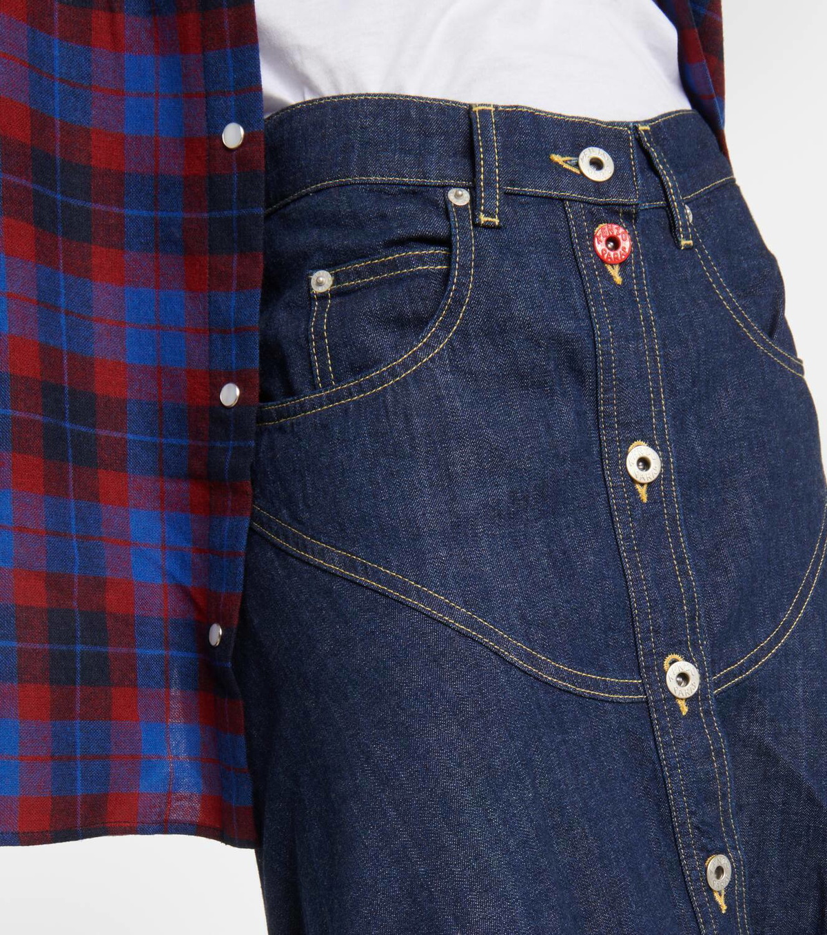 Kenzo Denim midi skirt Kenzo
