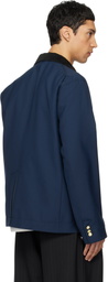 sacai Navy Carhartt WIP Edition Suiting & Duck Blazer