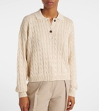 Brunello Cucinelli Cable-knit cotton-blend sweater
