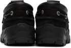 Filippa K Black Vibram Sole Boat Shoes