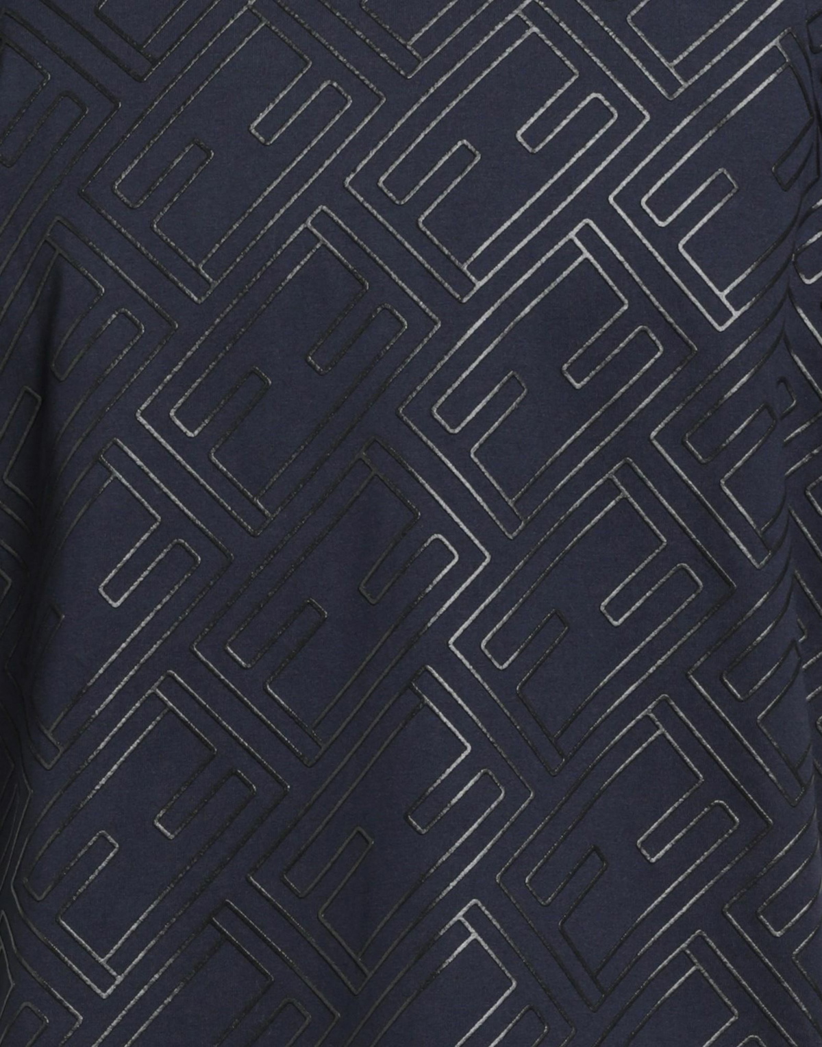 Fendi Mens T-shirt Midnight in Blue