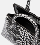 The Attico - 24H Medium snake-effect leather tote bag