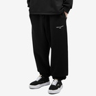 Comme des Garçons Homme Men's Logo Sweat Pant in Black/White