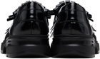 Simone Rocha Black Low Tracker Fringe Loafers