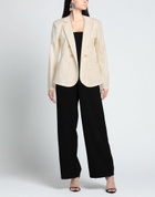 Alessia Santi Womens Blazer Cream