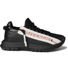 GIVENCHY - Spectre Perforated Leather Sneakers - Black