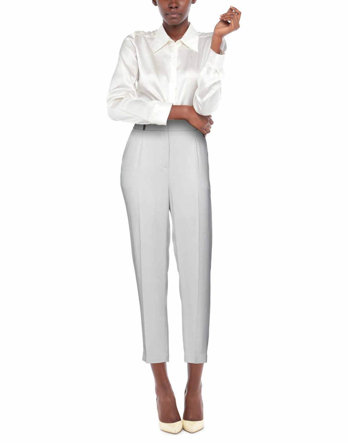 Peserico Womens Pants Light in Grey