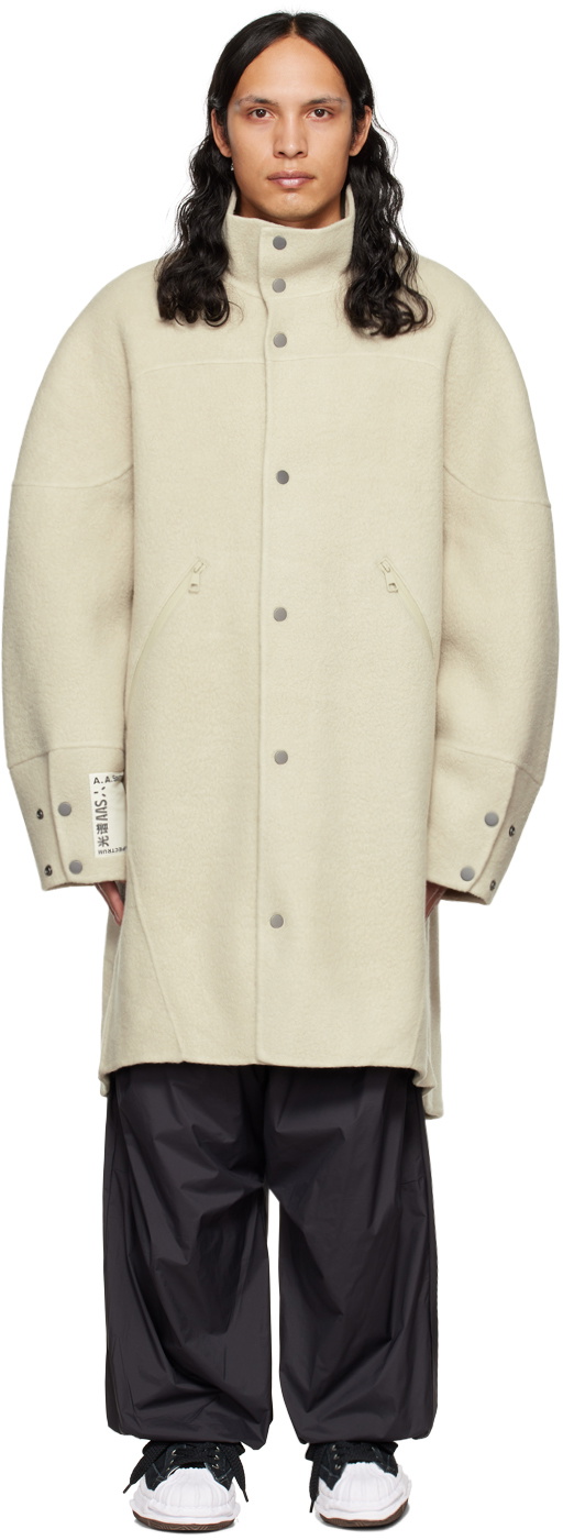A. A. Spectrum Beige Manua Coat