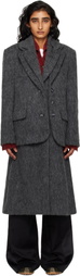 Andersson Bell Gray Layered Blazer Coat