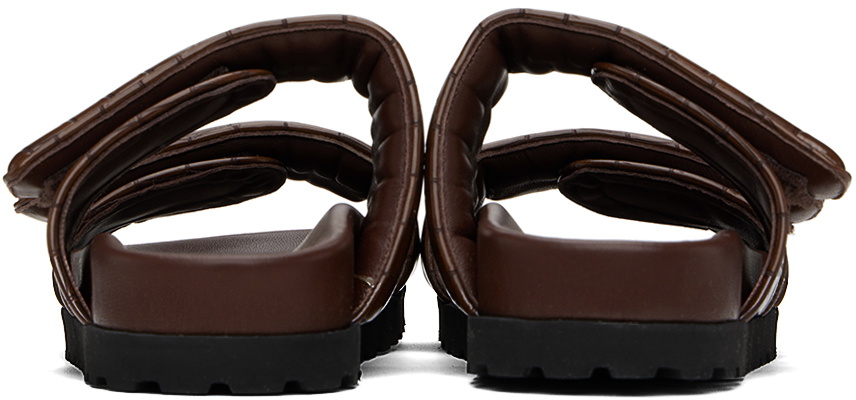 GIABORGHINI Brown Perni 11 Croc Sandals