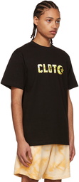 Clot Black Cotton T-Shirt