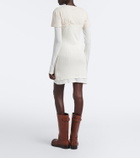 Acne Studios Layered knitted minidress