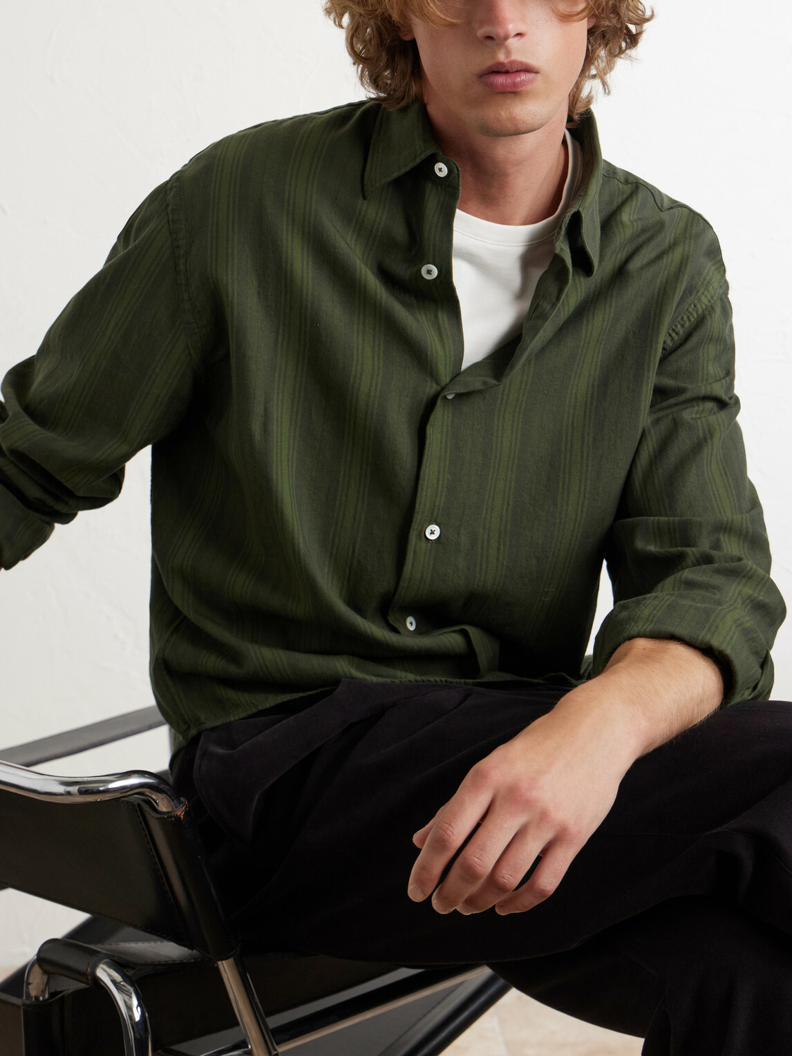 Massimo Alba - Cotton Overshirt - Green