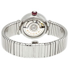 Bvlgari LVCEA Tubogas Black Lacquered Diamond Dial Automatic Ladies Watch 102953
