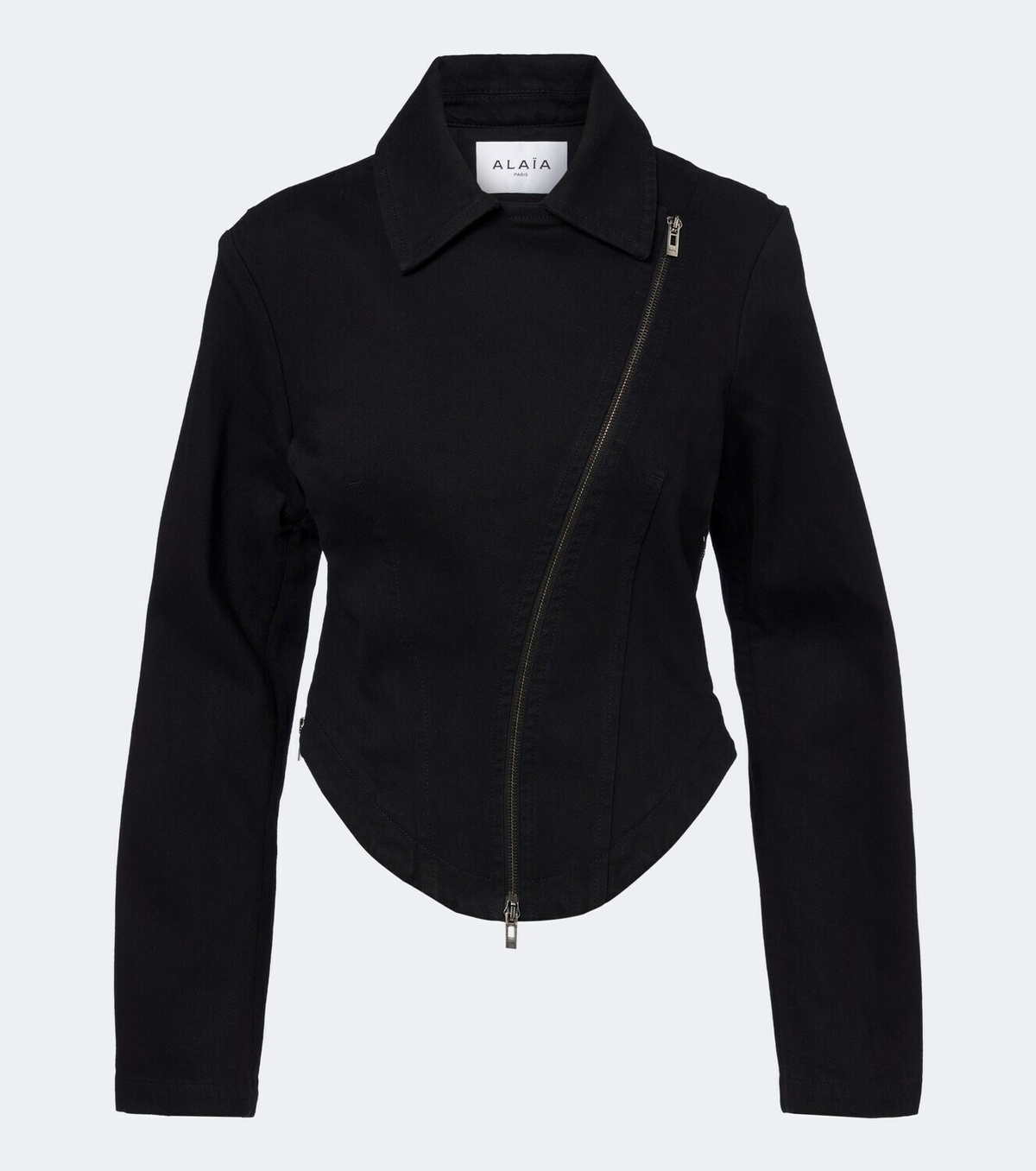 Alaïa Denim biker jacket