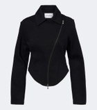 Alaïa Denim biker jacket