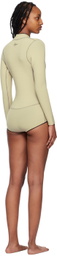 ABYSSE SSENSE Exclusive Beige Lotte One-Piece Wetsuit