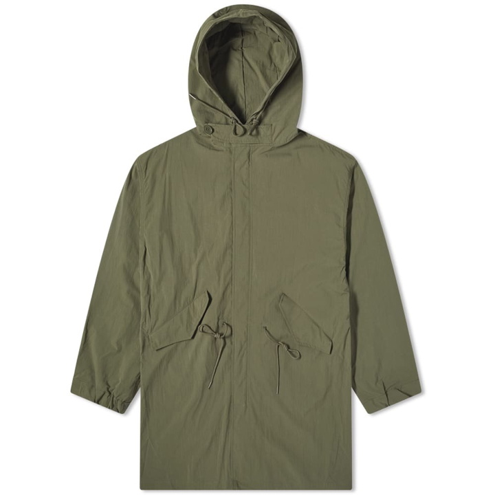 Photo: FrizmWORKS Men's M51 Hooded Fishtail Parka Jacket in Olive