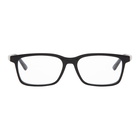 Bottega Veneta Black Rectangular Glasses