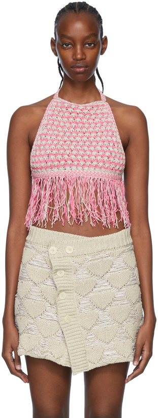 Photo: Marco Rambaldi SSENSE Exclusive Pink Cotton Tank Top