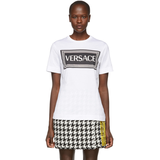 Versace White Logo T-Shirt Versace