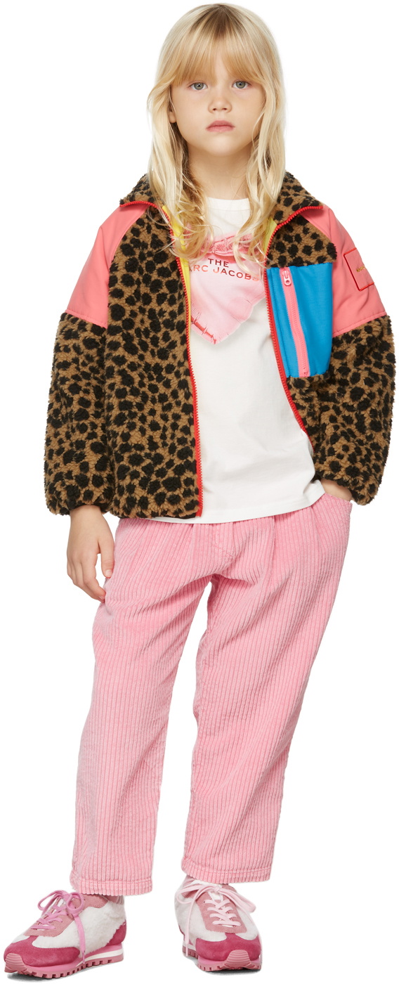 Marc Jacobs Kids Cheetah Print Zip-Up Jacket Marc Jacobs