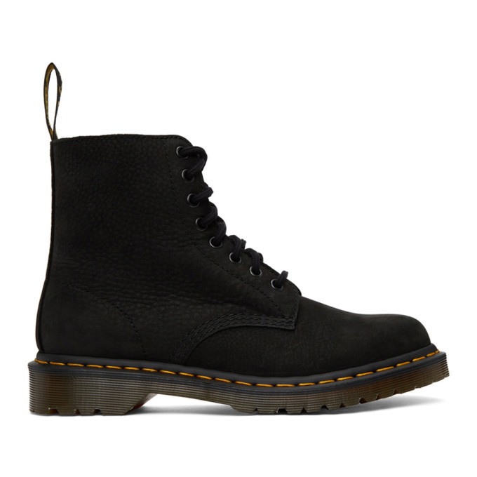 Photo: Dr. Martens Black Nubuck 1460 Pascal Boots