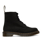 Dr. Martens Black Nubuck 1460 Pascal Boots