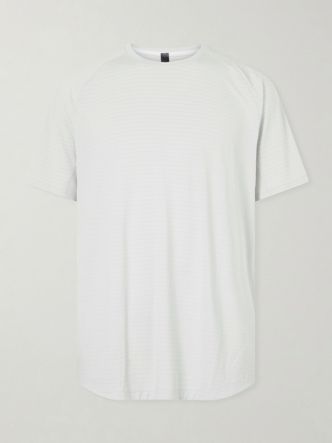 Lululemon - License to Train Striped Stretch Recycled-Jersey T-Shirt - Gray
