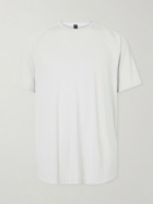 Lululemon - License to Train Striped Stretch Recycled-Jersey T-Shirt - Gray
