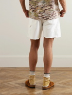 Polo Ralph Lauren - Straight-Leg Distressed Garment-Dyed Denim Shorts - White