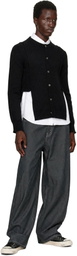 Comme des Garçons Homme Plus Black Wool Cardigan