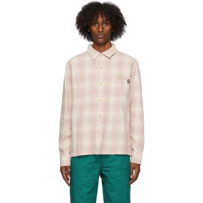 Photo: Stussy Pink Plaid Beach Shirt