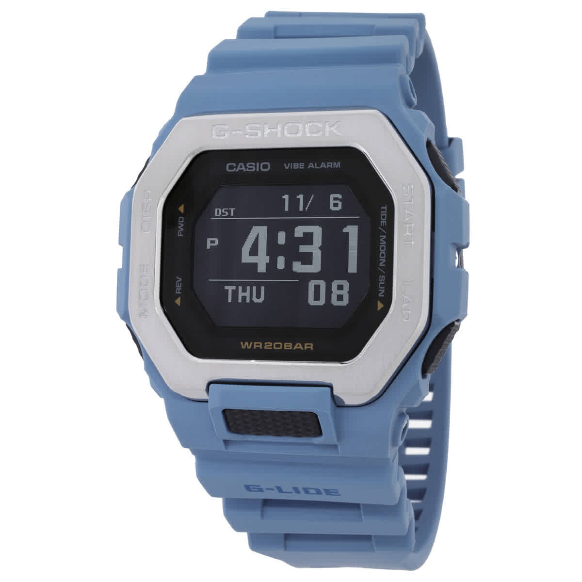 Casio G-Shock Alarm World Time Quartz Digital Black Dial Mens