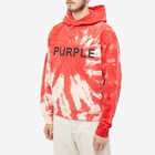 Purple Brand Men's Swirl Dye Hoody in Orange