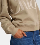 Chloé Logo cotton fleece sweatshirt