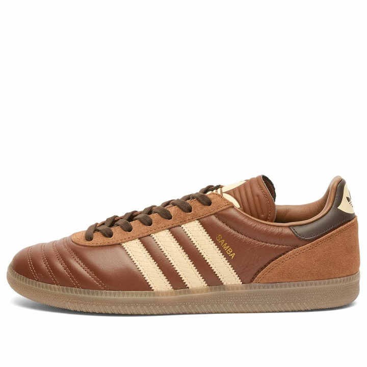 Photo: Adidas Samba Jp Sneaker in Preloved Brown/Sand Strata/Dark Brown