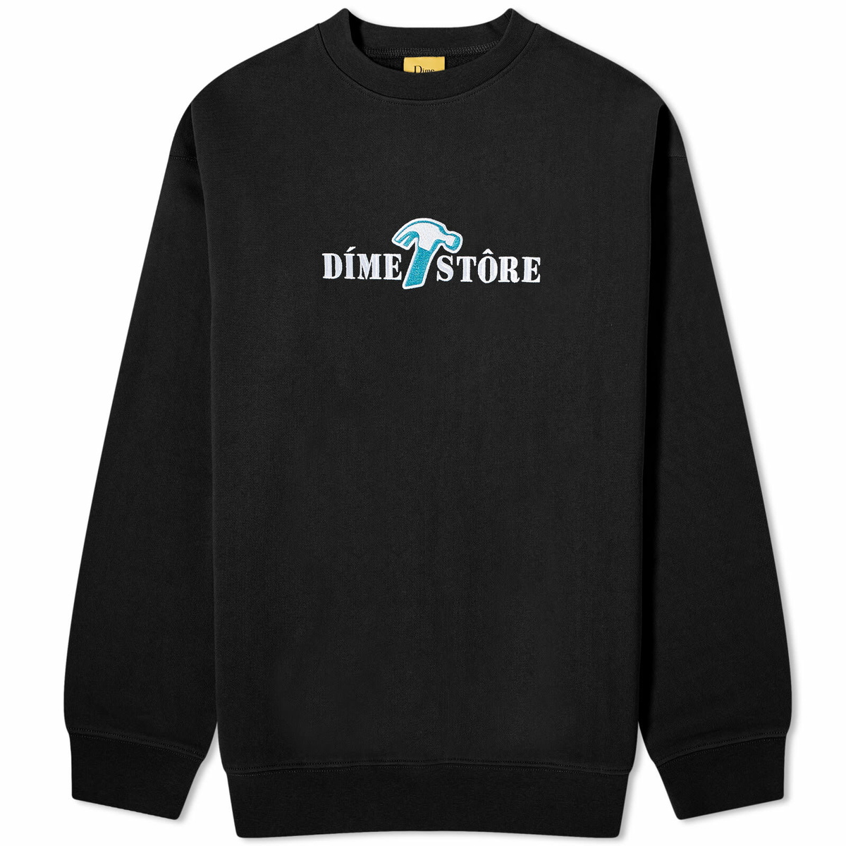 Dime Men's Reno Crew Sweat in Black Dime