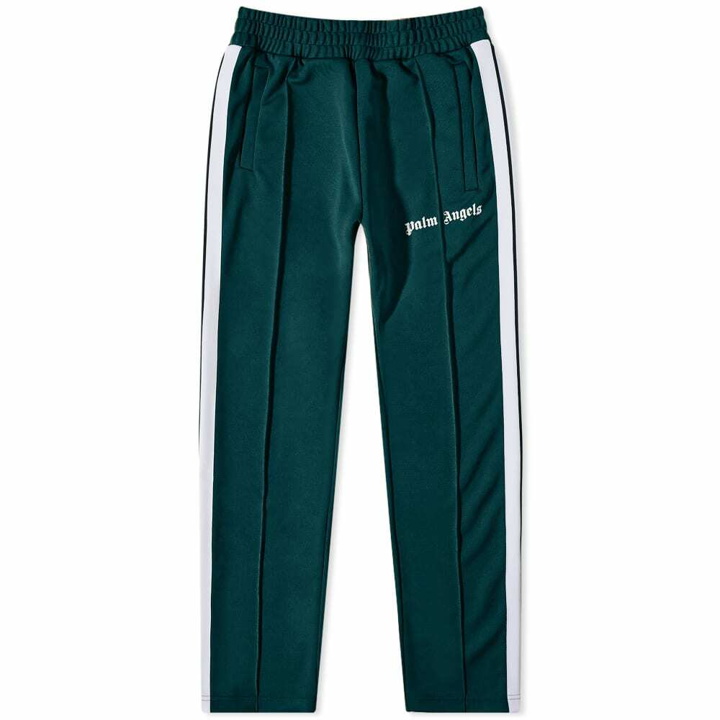 Photo: Palm Angels Men's Taped Track Pant in Green/White